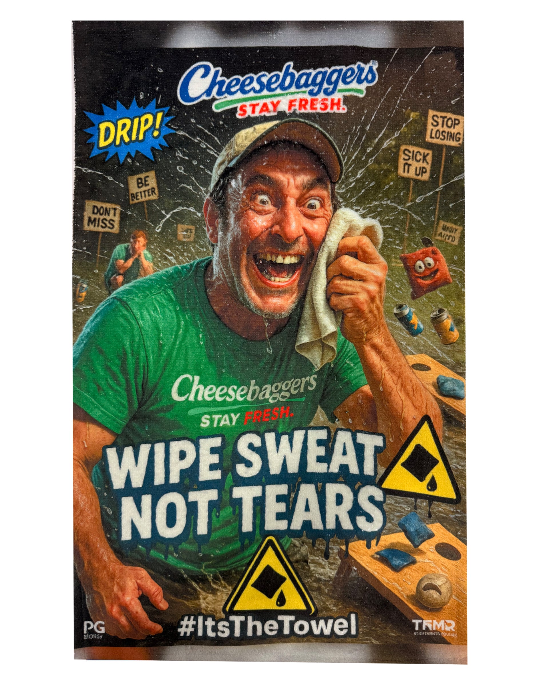 Wipe Sweat Not Tears Custom Rally Towel