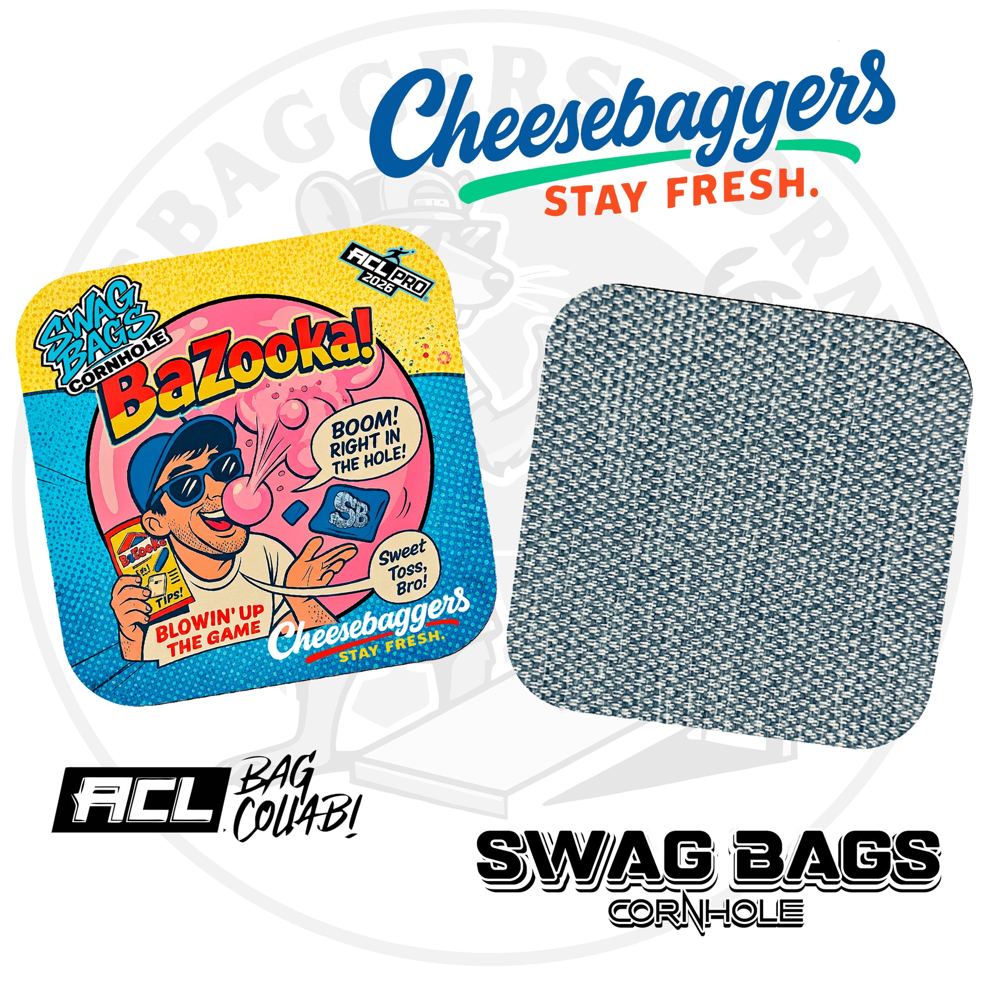 2026 Bazooka Cheesebaggers x Swag Bags Collab