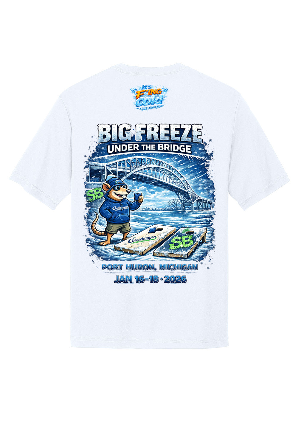 Big Freeze Under the Bridge T-Shirt – Cheesebaggers™