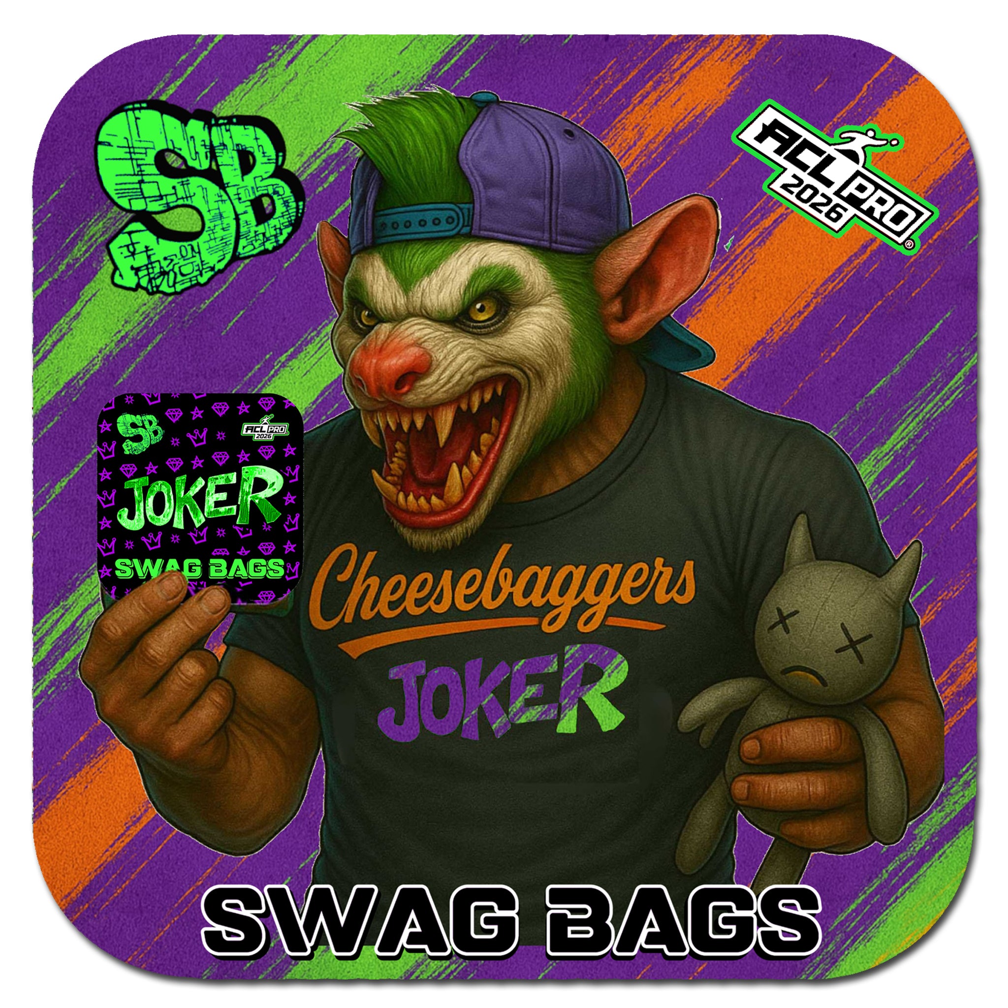 2026 Joker Cheesebaggers x Swag Bags Collab – Cheesebaggers™