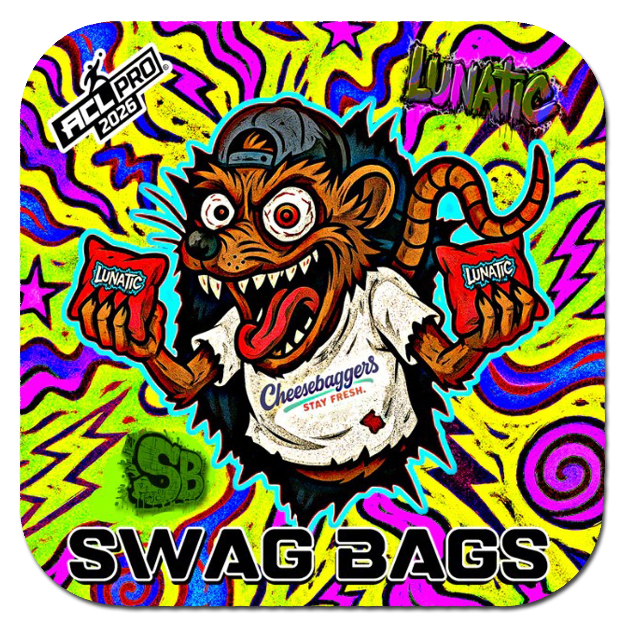 2026 Lunatic Cheesebaggers x Swag Bags Collab