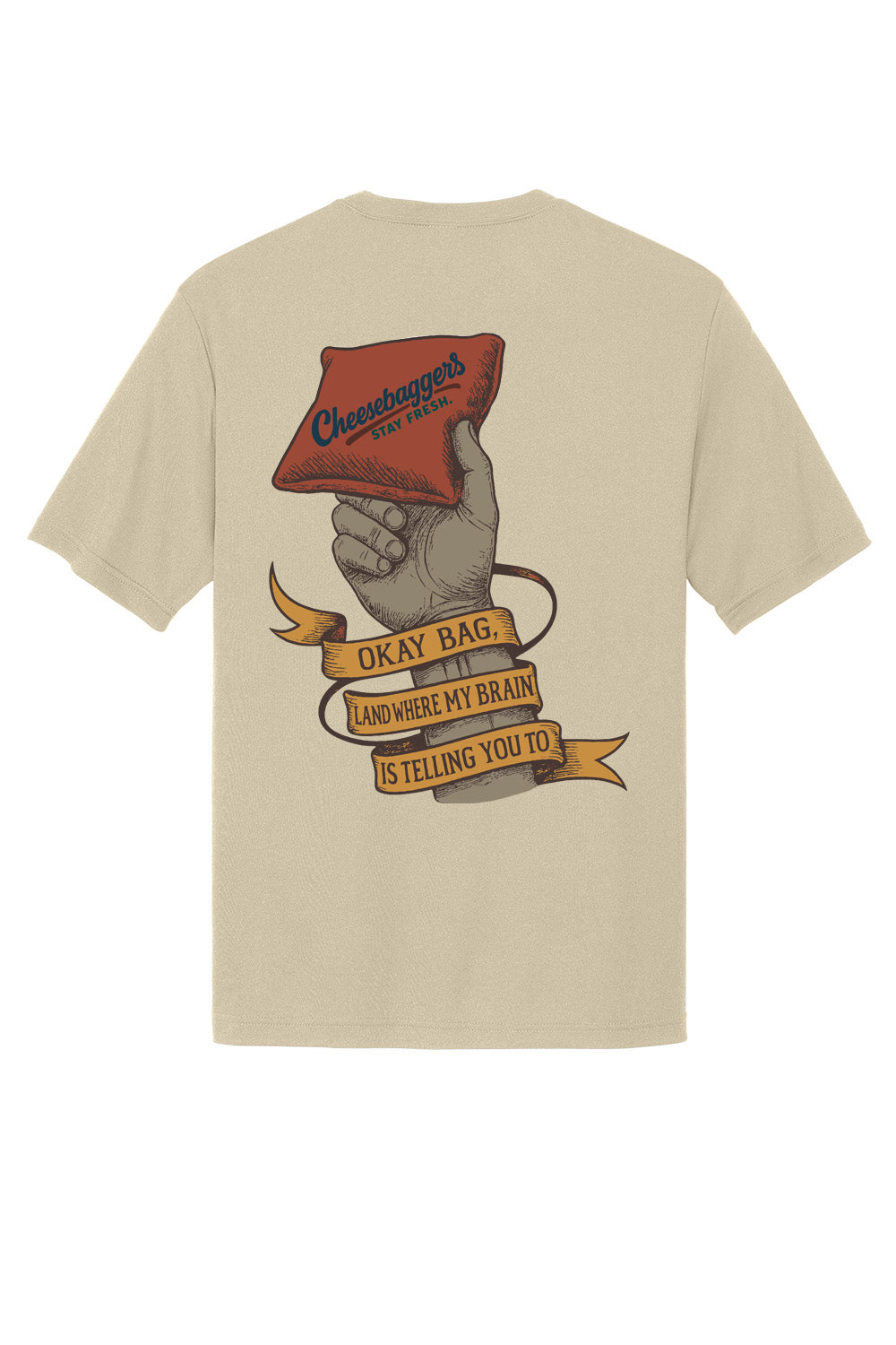 Okay Bag Cornhole Tee