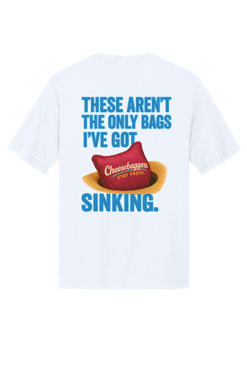 Cheesebaggers Senior Division – “Sinking Bags” Tee