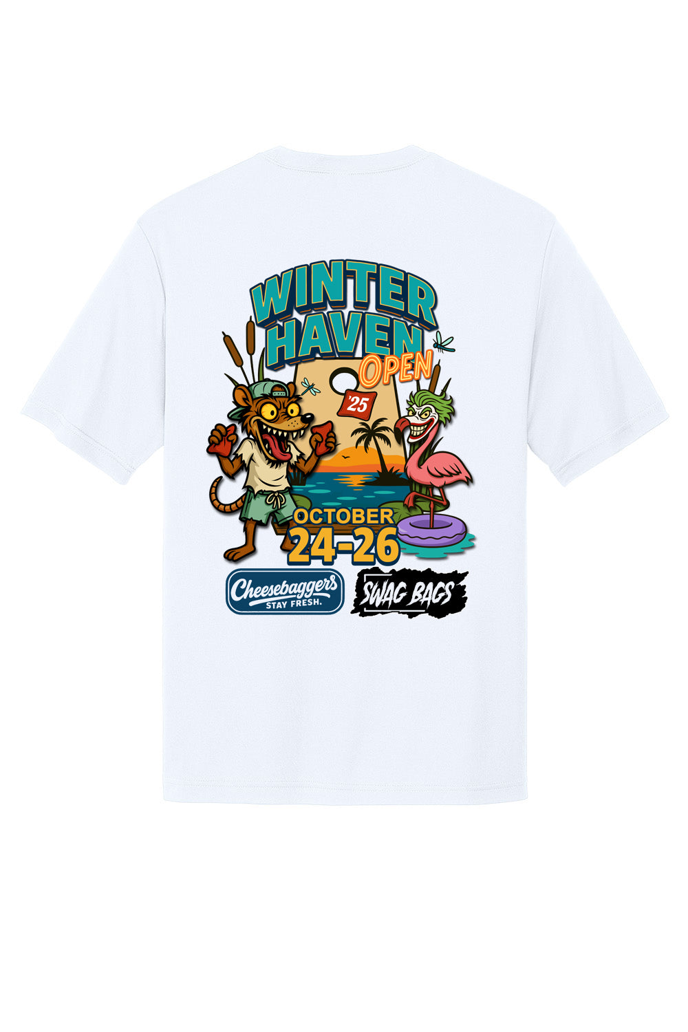 Winter Haven Open 2025: Cheesebaggers x Swag Bags Cornhole Tee